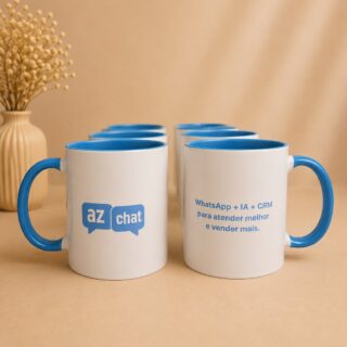 ☕💙 Atendimento inteligente também merece um presente à altura!

Essas canecas personalizadas foram produzidas especialmente para a equipe da AZ Chat, uma empresa que transforma o relacionamento entre empresas e clientes através de soluções com IA + CRM 🚀

Mais do que um brinde, uma forma de fortalecer a marca, valorizar a equipe e deixar o dia a dia ainda mais especial. ✨

Personalização que conecta pessoas e marcas.

#canecaspersonalizadas #brindescorporativos #ia #crm #papelariapersonalizada